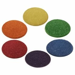 Best Pirce 🎁 Koeckritz Rugs KIDS CrAzy CArpET Circle Seats 18" Floor Mat-Cushion Soft Warm, 12 Fun Colors, S ✨