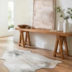 Cheap ✔️ Loloi Rugs Silver/Gray Odessa Faux Cowhide Printed Rug By Loloi II, 3'10"x5' 🥰