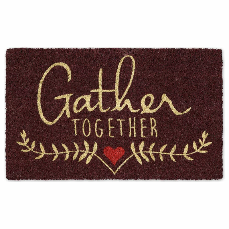 Best reviews of βοΈ Design Imports DII 18x30" Modern Coir Fabric Gather Together Doormat In Brown/Beige π₯ - Image 2