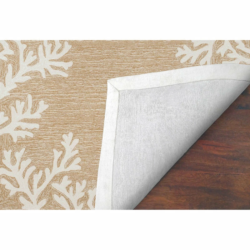 Buy β€οΈ Liora Manne Capri Coral Border Indoor/Outdoor Rug, Neutral, 2'x3' π - Image 6