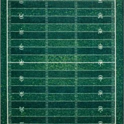 Brand new 𧨠Mohawk Home Football Yards Green, 8'x10' Area Rug π