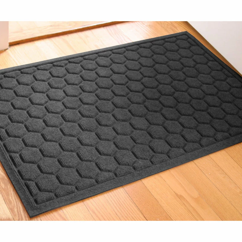 Wholesale π Bungalow Flooring Aqua Shield 2'x3' Honeycomb Doormat, Charcoal β€οΈ