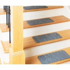 Wholesale 🥰 Nance Industries Utility Indoor/Outdoor Peel And Stick Stair Treads, Set Of 13, Grayscale 😉