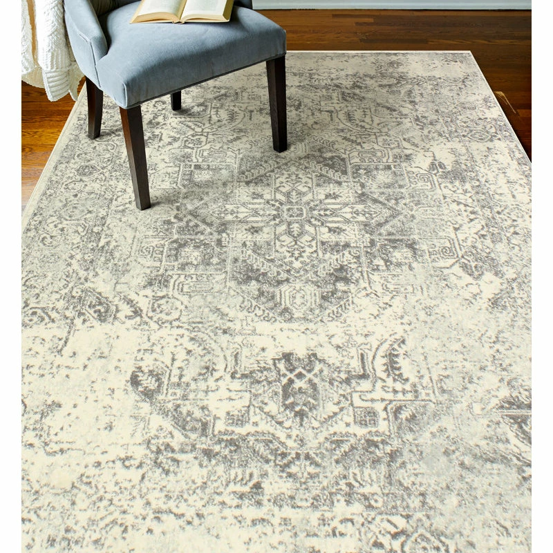 Wholesale π Bashian Digna Ivory/Gray Area Rug, 2'6"x8' Runner β - Image 6