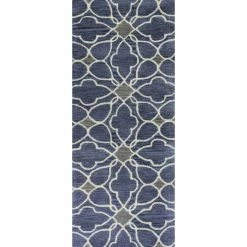 Hot Sale 🔔 Bashian Alpine Area Rug, Azure, 2.6'x8' 💯