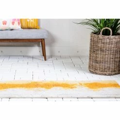 Cheapest 🧨 Unique Loom Yellow Estrella Rustic 2' 2 X 6' 7 Runner Rug ⌛