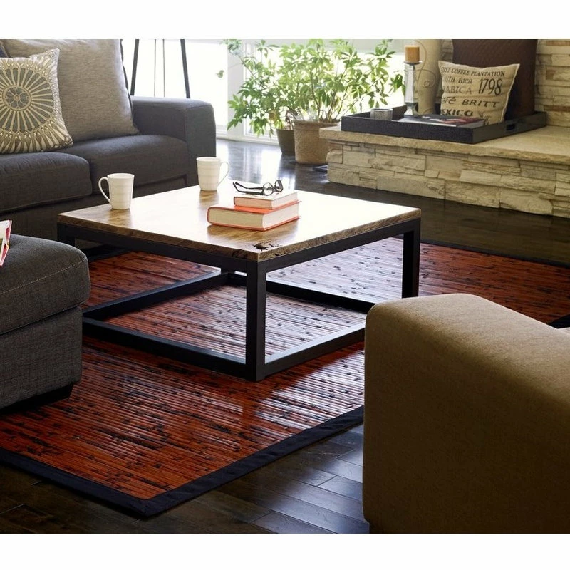 Flash Sale β¨ Anji Mountain Cobblestone Bamboo Area Rug, 7'x10' π - Image 5