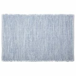 Best Sale ✔️ Design Imports DII French Blue Diamond Recycled Yarn Rug ✔️