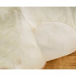 Brand new 🎁 Natural 100% Icelandic Sheepskin Single Long Haired 2'x3' White 🔔