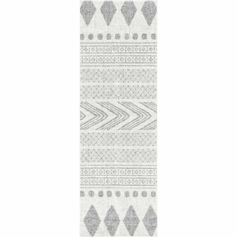Cheapest π NuLOOM Southwestern Tribal Bands, Gray, 2'8"x8' Runner β - Image 2