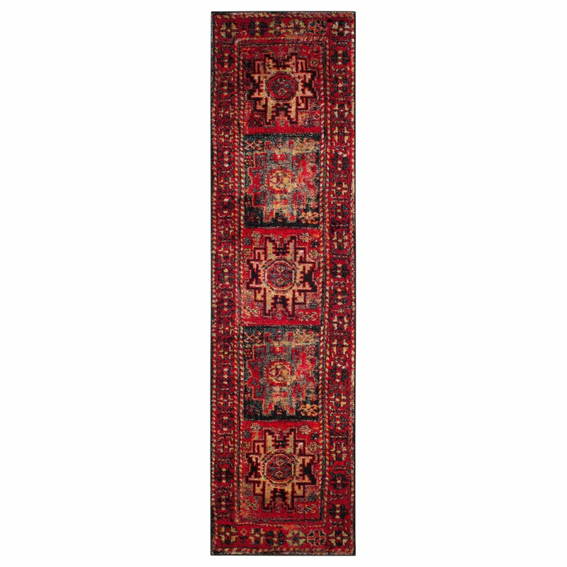 Brand new π Safavieh Vintage Hamadan Collection VTH213 Rug, Red/Multi, 2'2" X 8' π - Image 3
