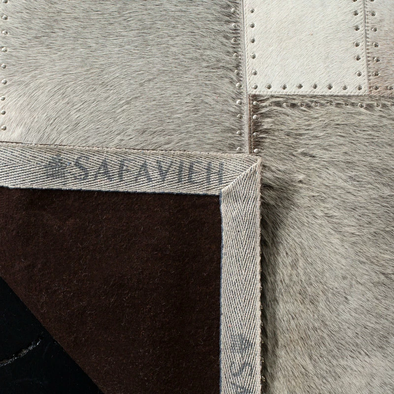 Outlet π― Safavieh Studio Leather Collection STL174 Rug, Grey, 2'3" X 7' β¨ - Image 4