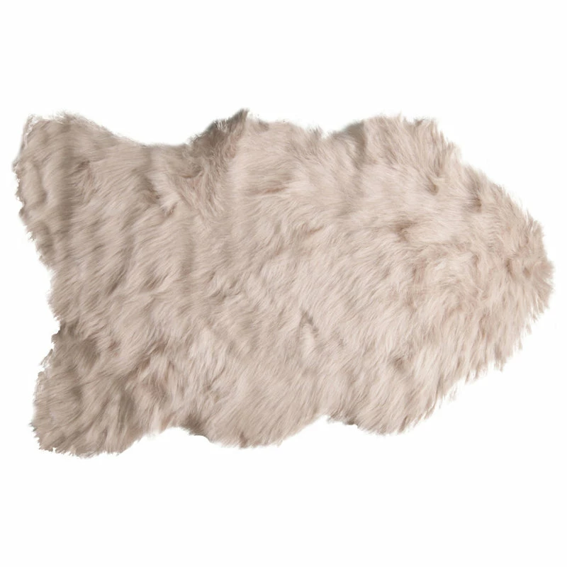 Promo βοΈ LUXE FAUX FUR Gordon Faux Sheepskin Rug, New Tan, 2'x3' π - Image 3