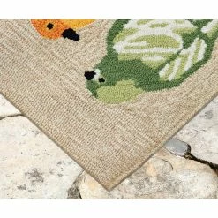 Wholesale β¨ Liora Manne Frontporch Birds Indoor/Outdoor Rug Neutral 1'8"x2' 6" π