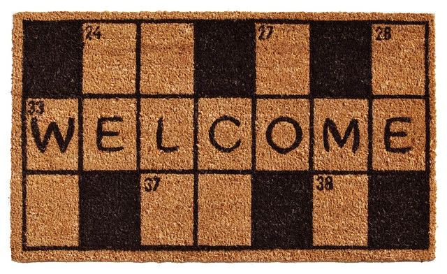 Best Sale ๐ Calloway Mills Crossword Welcome Doormat โญ