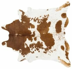 Cheap 😀 Pergamino Brown And White Cowhide Rug, Extra Large ✨
