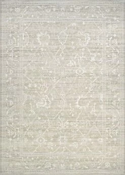Promo 👏 Couristan, Inc. Couristan Everest Persian Arabesque Runner Rug, Bone, 2'7"x7'10" ✔️