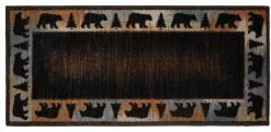Best Sale 🎉 Mayberry Rugs Cozy Cabin Wandering Bear Lodge Accent Rug, , 24"x60" 👏