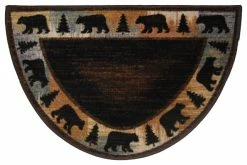 Outlet 🌟 Mayberry Rugs Cozy Cabin Wandering Bear Lodge Accent Rug, , 19"x31" 👍