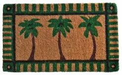 Flash Sale ❤️ Imports Decor Palm Tree Coir Mat 🤩