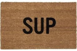 Buy 👏 Reed Wilson Design "Sup" Doormat, Flocked Lettering 🥰