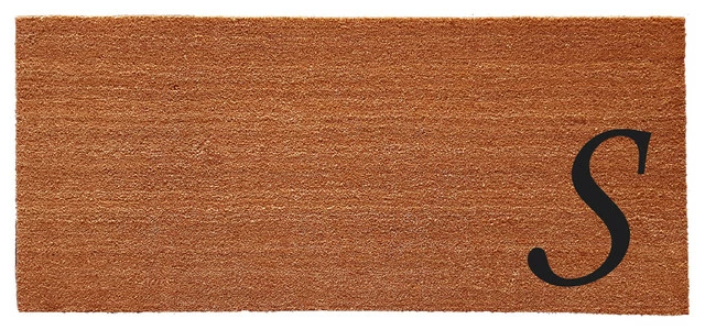 Promo π Calloway Mills Urban Chic Monogram Doormat 2'x4', Letter S π