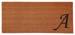Promo 🔥 Calloway Mills Urban Chic Monogram Doormat 2'x4', Letter A 👏