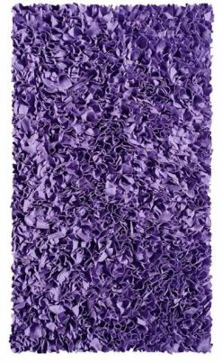 Coupon ❤️ The Rug Market Shaggy Raggy Area Rug, Purple, 2'8"x4'8" 🎁