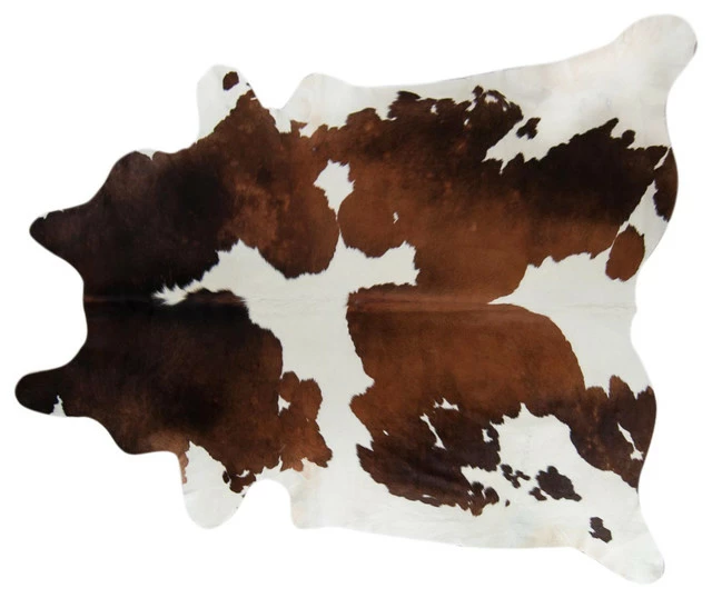 Promo β¨ Pergamino Chocolate And White Cowhide Rug, Xxl π₯°