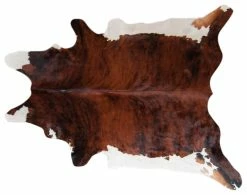 Coupon ❤️ Pergamino Brindle White Belly Cowhide Rug, Extra Large 🌟