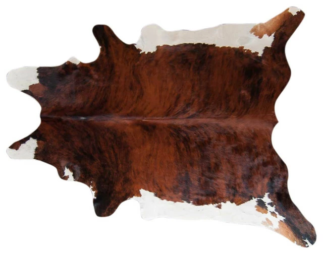 Coupon β€οΈ Pergamino Brindle White Belly Cowhide Rug, Extra Large π