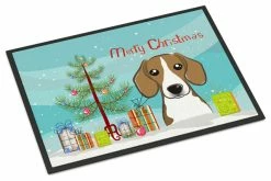 Promo 👏 The-store 🎅 Christmas Tree And Beagle Indoor/Outdoor Mat 24"x36" 🎁