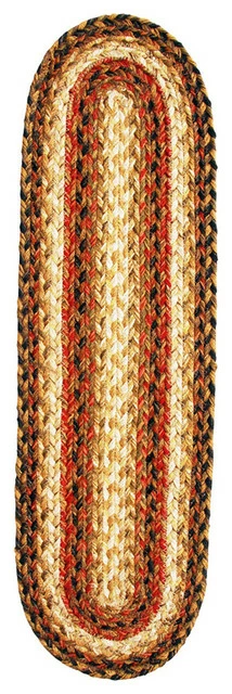 New π Home Spice Decor 8" X 28" Stair Tread Rect. Russett Jute Braided Accessories, Set Of 13, Ov π₯°