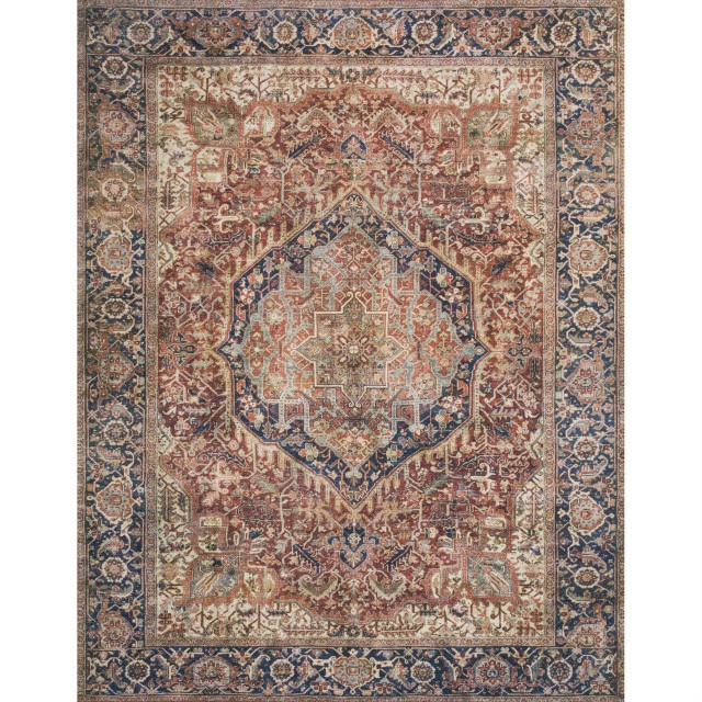 New π Loloi Rugs Layla Red/Navy Rug, 2'x5' β¨